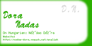 dora nadas business card